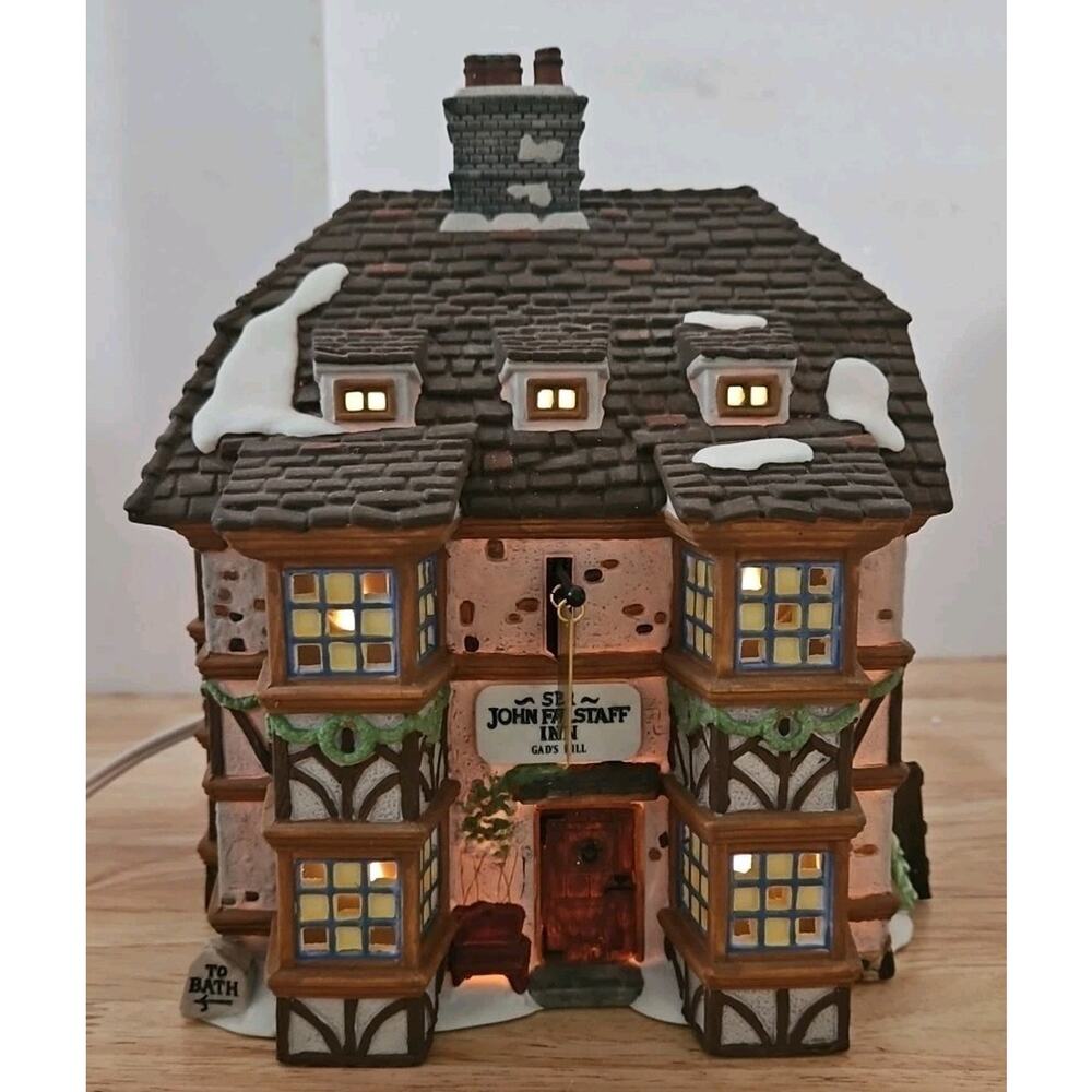 Dept 56 Dickens Village Series "Sir John Falstaff Inn" 4th Edition 1995